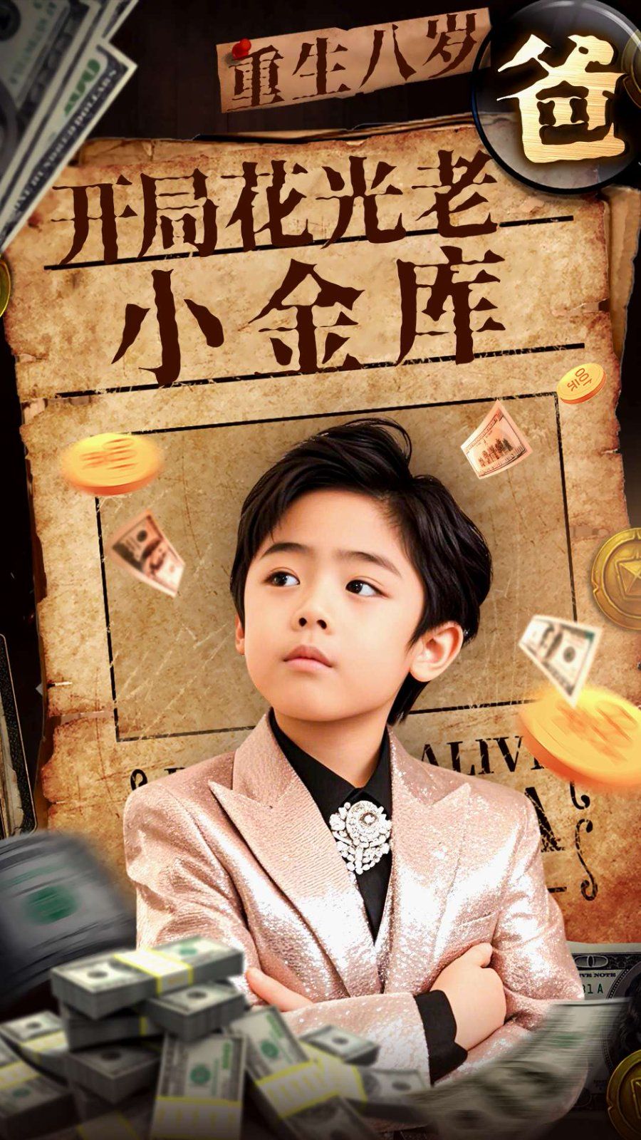 重生八歲，開局花光老爸小金庫(全集)